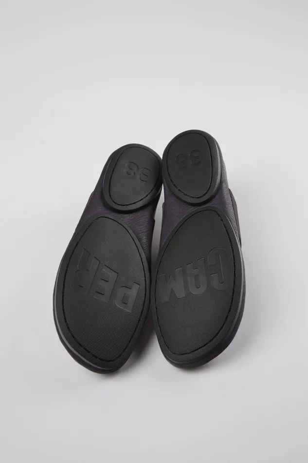 Women Right Purple Leather Mary Jane Camper Ballerinas Women Right Purple Leather Mary Jane Camper Ballerinas