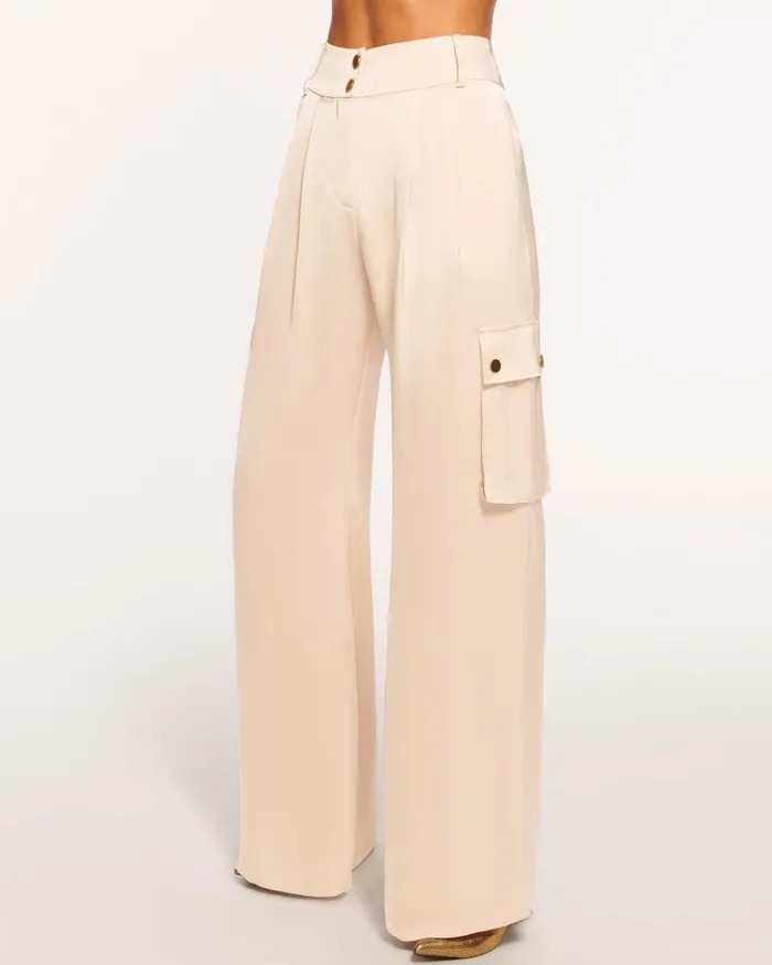 Women Rumer Wide Leg Cargo Pant Black Ramy Brook Pants