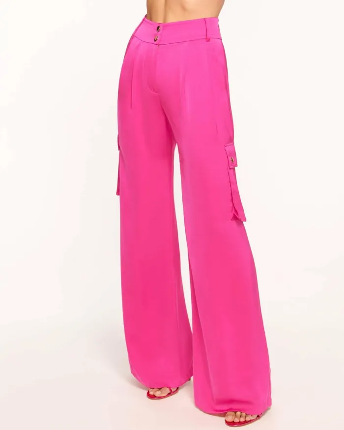 Women Rumer Wide Leg Cargo Pant Black Ramy Brook Pants Women Rumer Wide Leg Cargo Pant Black Ramy Brook Pants