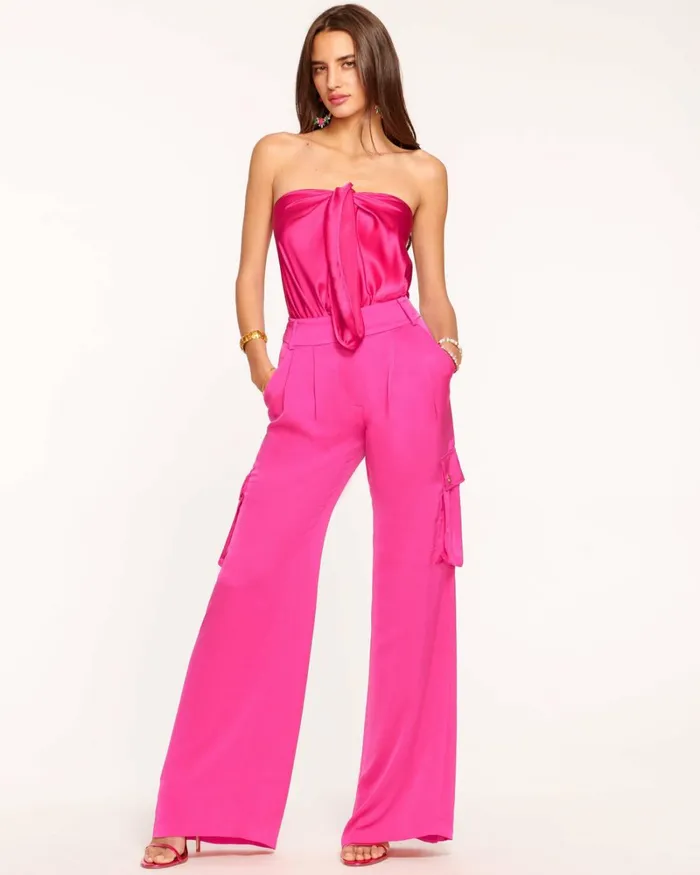 Women Rumer Wide Leg Cargo Pant Black Ramy Brook Pants Women Rumer Wide Leg Cargo Pant Black Ramy Brook Pants