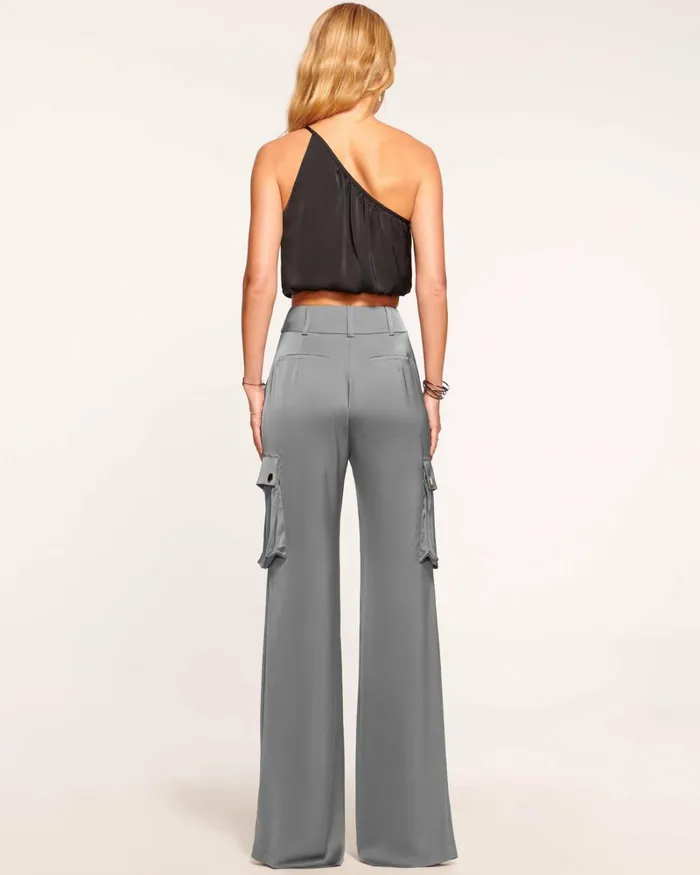 Women Rumer Wide Leg Cargo Pant Black Ramy Brook Pants Women Rumer Wide Leg Cargo Pant Black Ramy Brook Pants