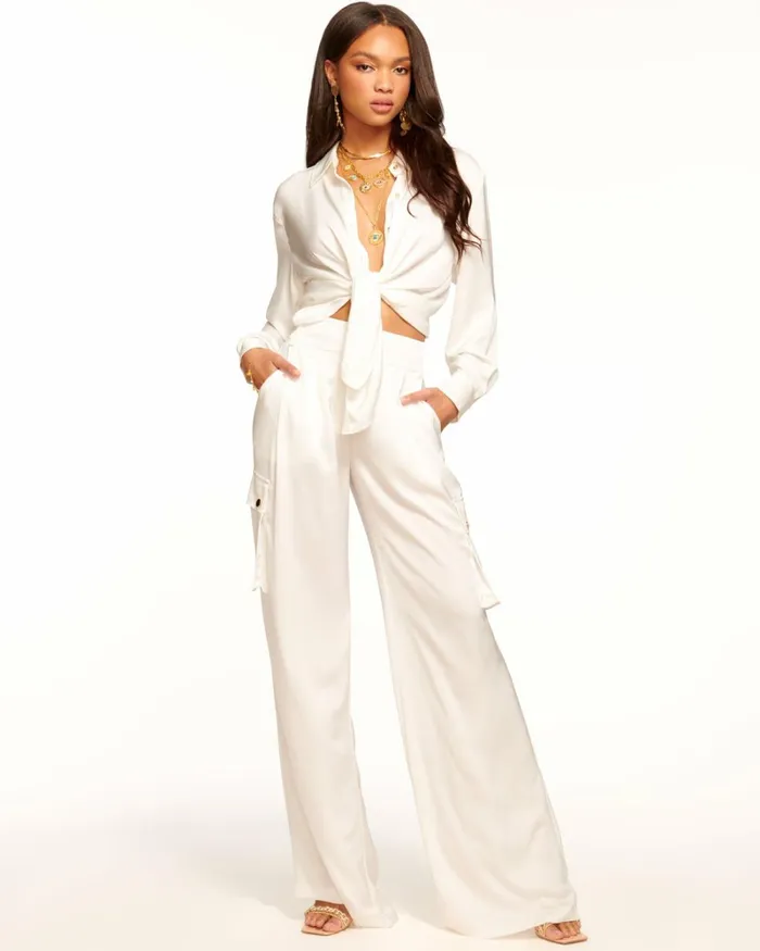 Women Rumer Wide Leg Cargo Pant Black Ramy Brook Pants Women Rumer Wide Leg Cargo Pant Black Ramy Brook Pants