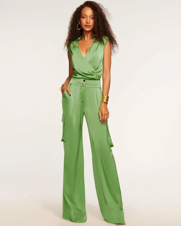 Women Rumer Wide Leg Cargo Pant Black Ramy Brook Pants Women Rumer Wide Leg Cargo Pant Black Ramy Brook Pants