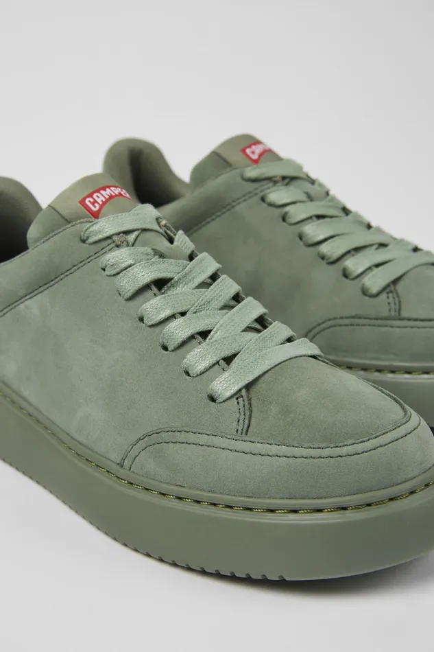 Women Runner K21 Green Nubuck Sneakers Camper Sneakers