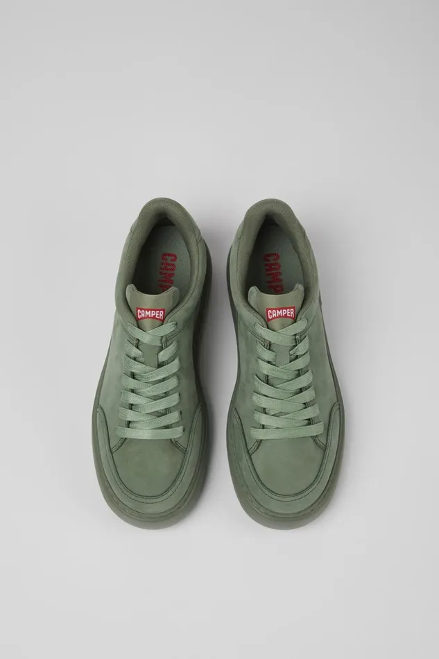 Women Runner K21 Green Nubuck Sneakers Camper Sneakers