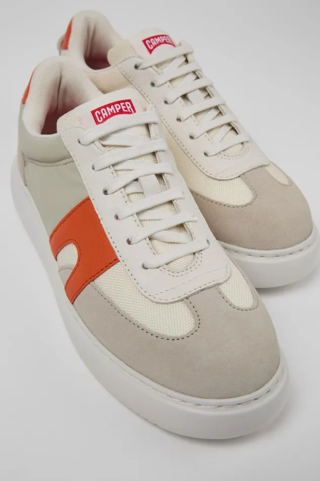 Women Runner K21 Multicolored Textile And Nubuck Sneakers Camper Sneakers