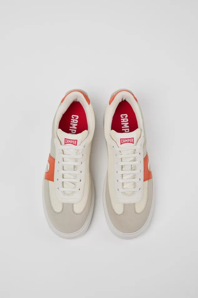 Women Runner K21 Multicolored Textile And Nubuck Sneakers Camper Sneakers