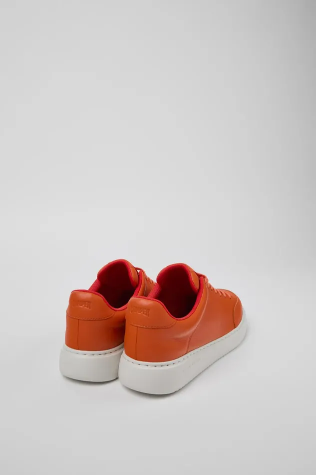 Women Runner K21 Orange Leather Sneakers Camper Sneakers Women Runner K21 Orange Leather Sneakers Camper Sneakers