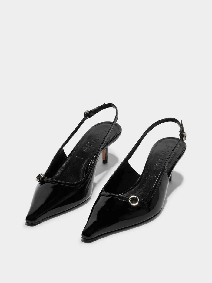 Women Saba Leather Slingback Pumps Aeyde Pumps