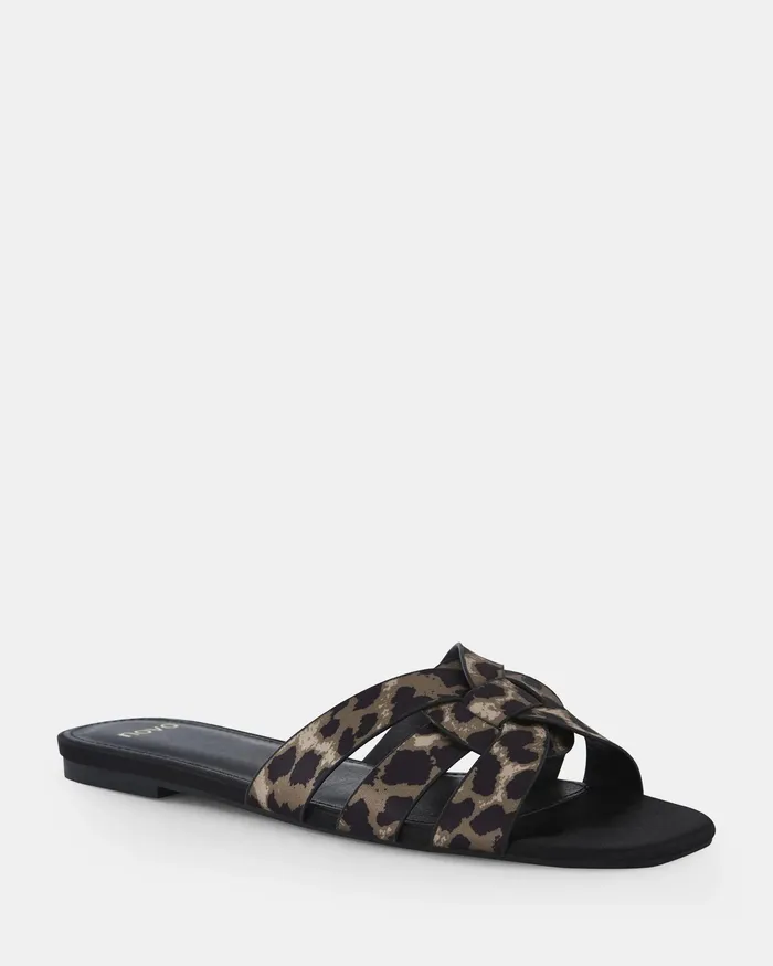 Women SAFRON Leopard Slides NOVO Shoes