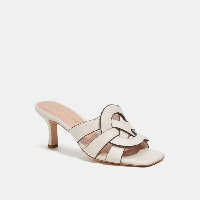 Women Sandals Coach Tillie Sandal Chalk