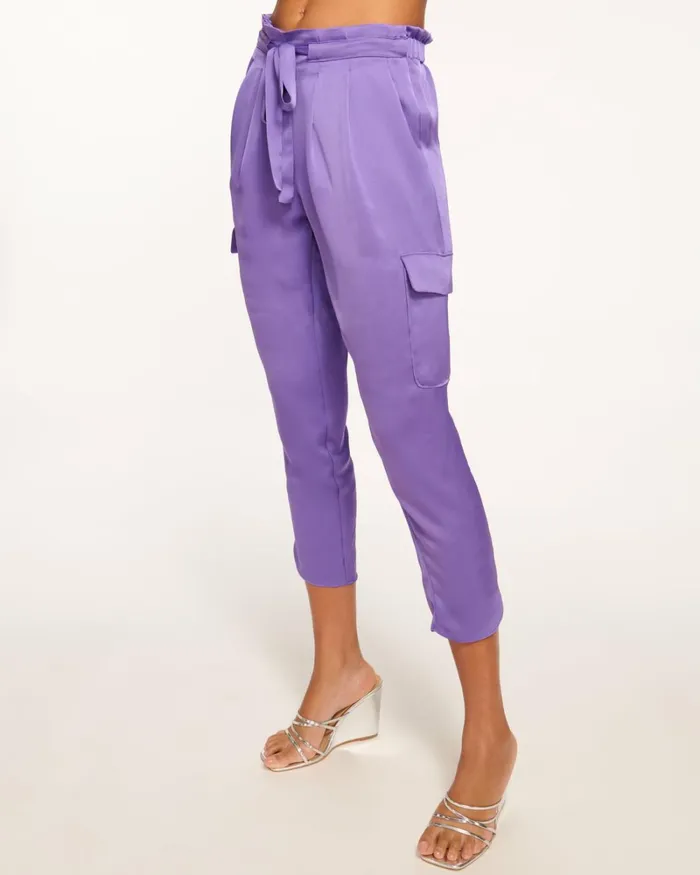 Women Satin Pocket Allyn Pant Navy Ramy Brook Pants Women Satin Pocket Allyn Pant Navy Ramy Brook Pants