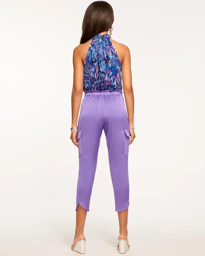 Women Satin Pocket Allyn Pant Navy Ramy Brook Pants Women Satin Pocket Allyn Pant Navy Ramy Brook Pants