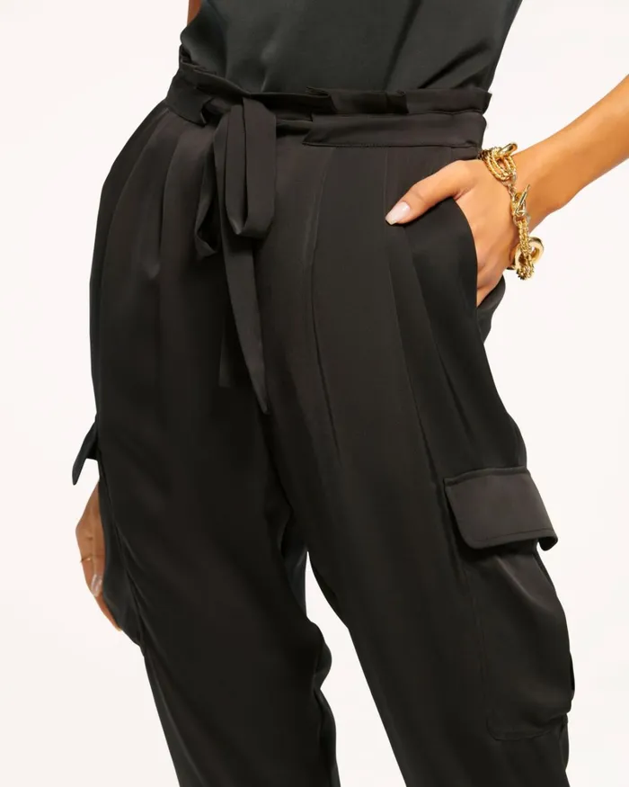 Women Satin Pocket Allyn Pant Navy Ramy Brook Pants Women Satin Pocket Allyn Pant Navy Ramy Brook Pants