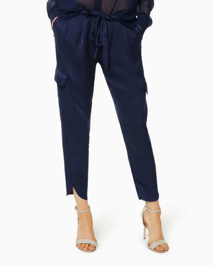 Women Satin Pocket Allyn Pant Navy Ramy Brook Pants Women Satin Pocket Allyn Pant Navy Ramy Brook Pants