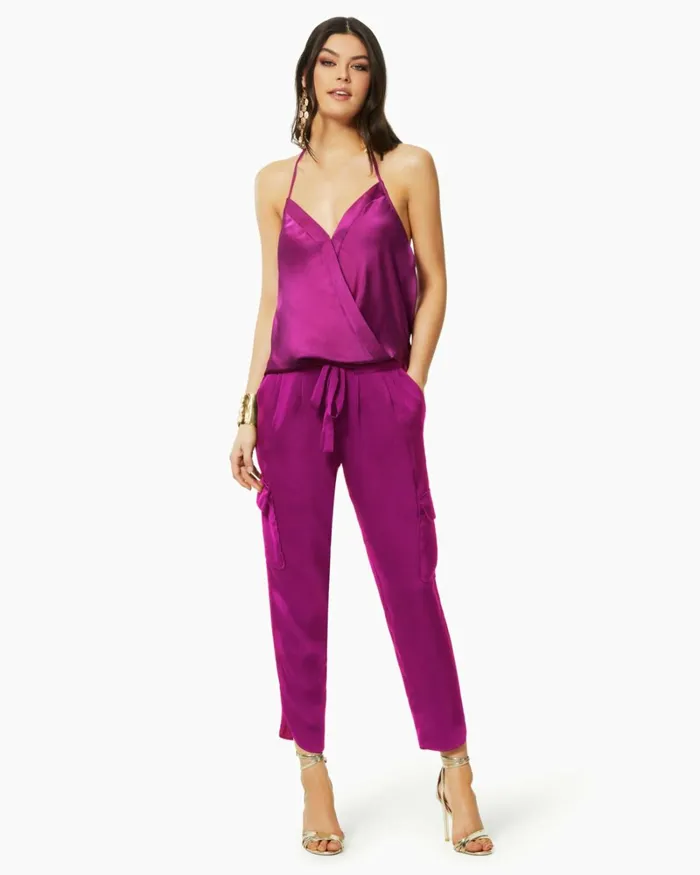 Women Satin Pocket Allyn Pant Navy Ramy Brook Pants Women Satin Pocket Allyn Pant Navy Ramy Brook Pants