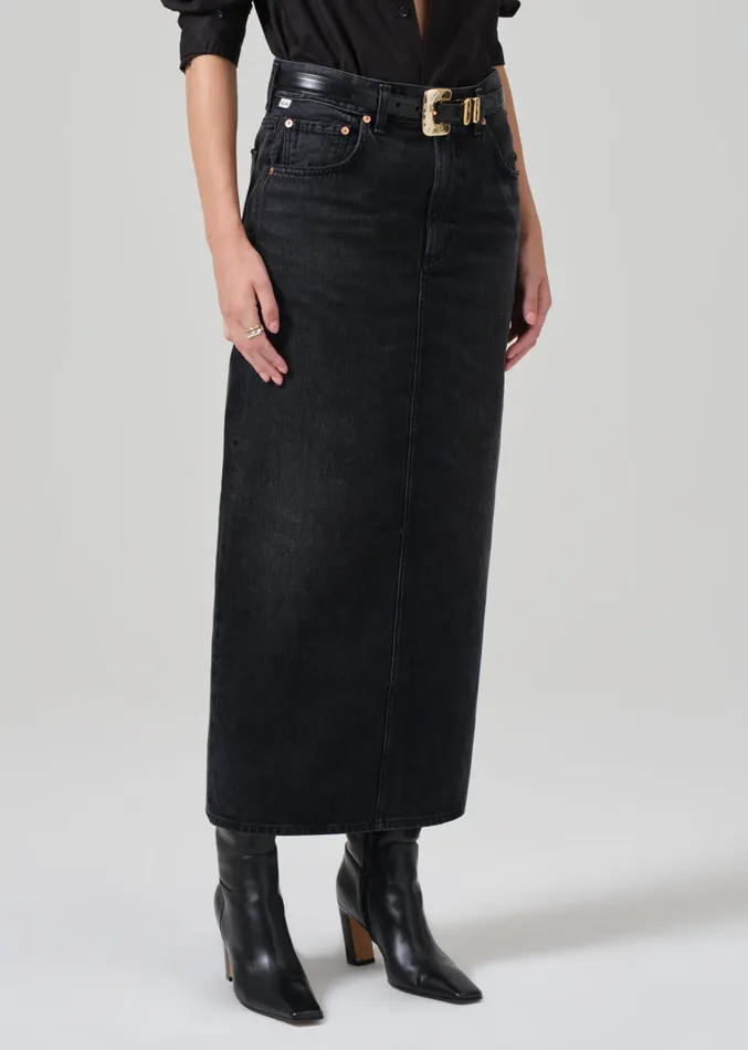 Women Shorts and Skirts Citizens Of Humanity Verona Column Skirt In Mezzanote