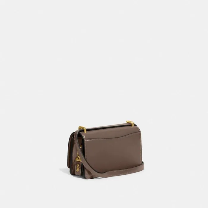 Women Shoulder Bags and Hobos Coach Bandit Crossbody Brassdark Stone