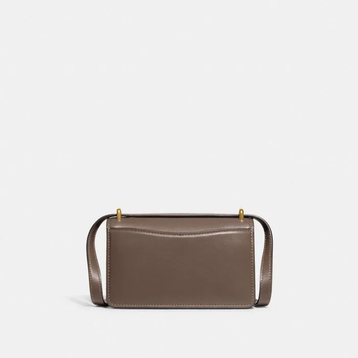 Women Shoulder Bags and Hobos Coach Bandit Crossbody Brassdark Stone