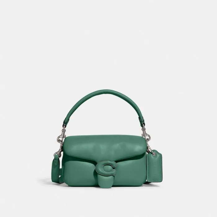 Women Shoulder Bags and Hobos Coach Pillow Tabby Shoulder Bag 18 Silverbright Green Women Shoulder Bags and Hobos Coach Pillow Tabby Shoulder Bag 18 Silverbright Green