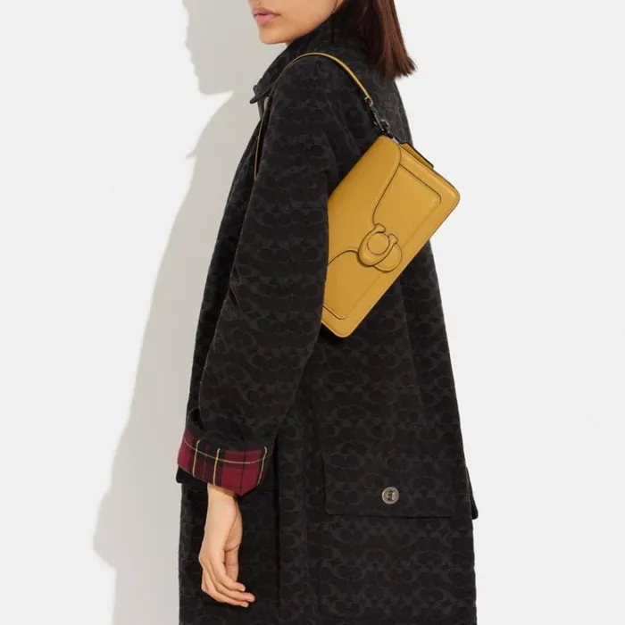 Women Shoulder Bags and Hobos Coach Tabby Shoulder Bag 26 Pewteryellow Gold