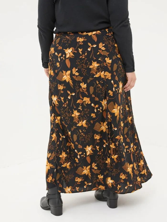 Women Skirts Fat Face Black Willa Floral Skirt Women Skirts Fat Face Black Willa Floral Skirt