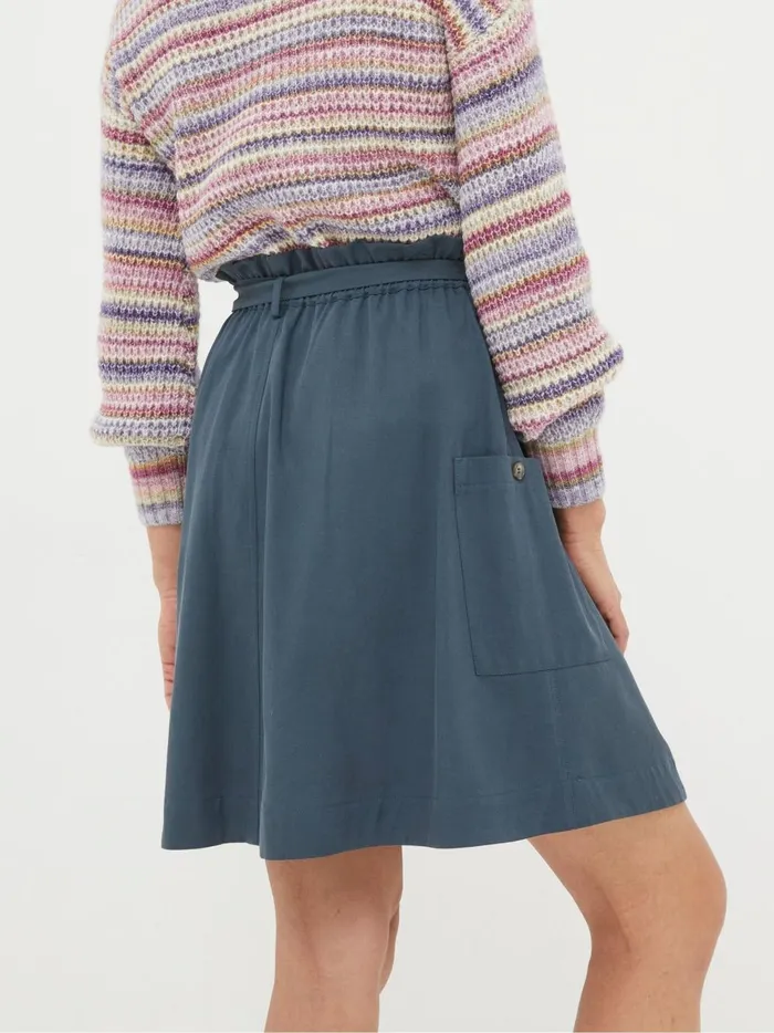 Women Skirts Fat Face Nicole Grey Utility Skirt
