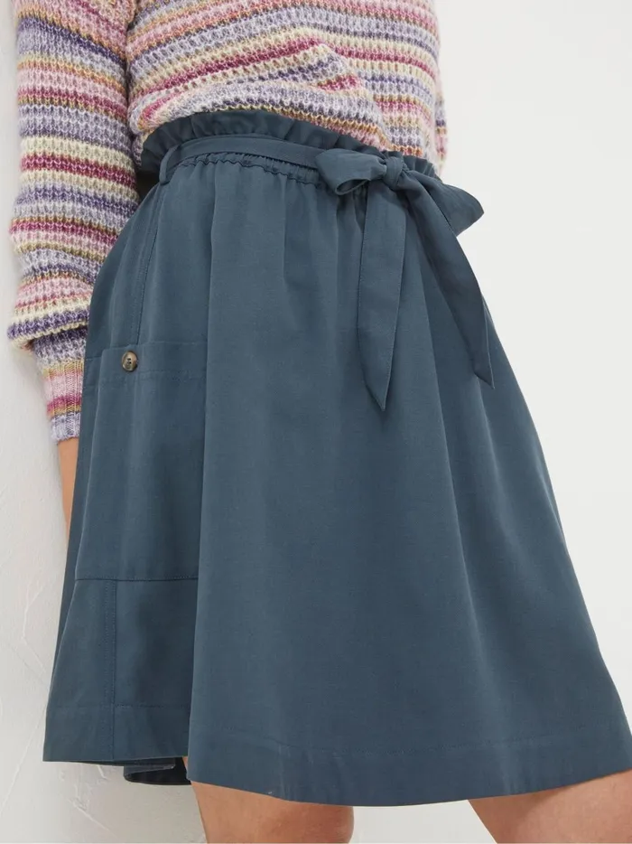 Women Skirts Fat Face Nicole Grey Utility Skirt
