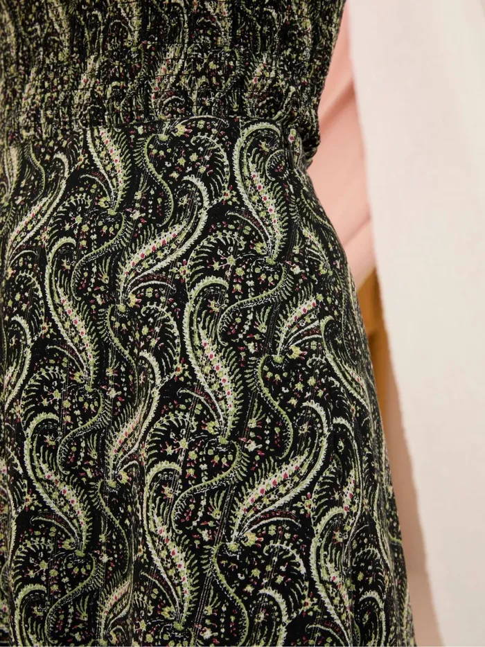 Women Skirts Fat Face Vita Black Paisley Maxi Skirt