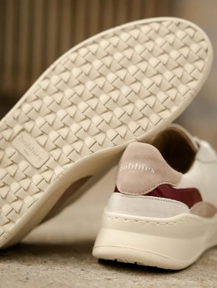 Women Sneakers Bobbies Beverly Off White 8211 Taupe 8211 Nebbiolo Women Sneakers Bobbies Beverly Off White 8211 Taupe 8211 Nebbiolo