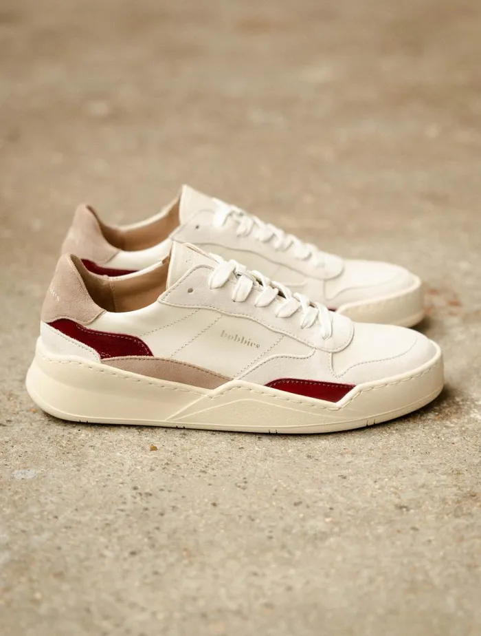 Women Sneakers Bobbies Beverly Off White 8211 Taupe 8211 Nebbiolo Women Sneakers Bobbies Beverly Off White 8211 Taupe 8211 Nebbiolo
