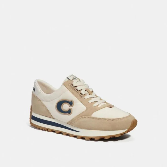 Women Sneakers Coach Runner Sneaker Chalkmidnight Navy
