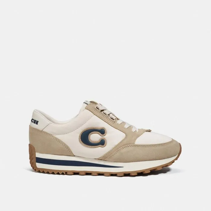 Women Sneakers Coach Runner Sneaker Chalkmidnight Navy