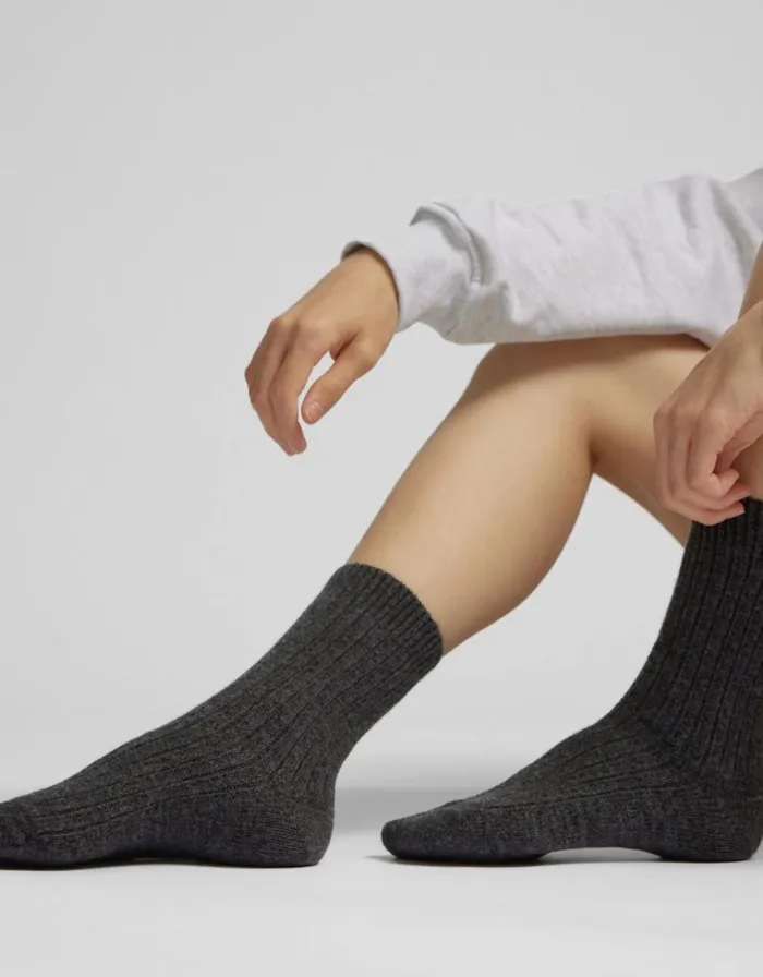 Women Socks Colorful Standard Merino Wool Blend Sock Honey Beige