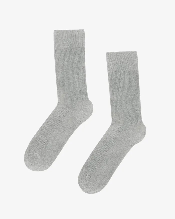 Women Socks Colorful Standard Women Classic Organic Sock Heather Grey