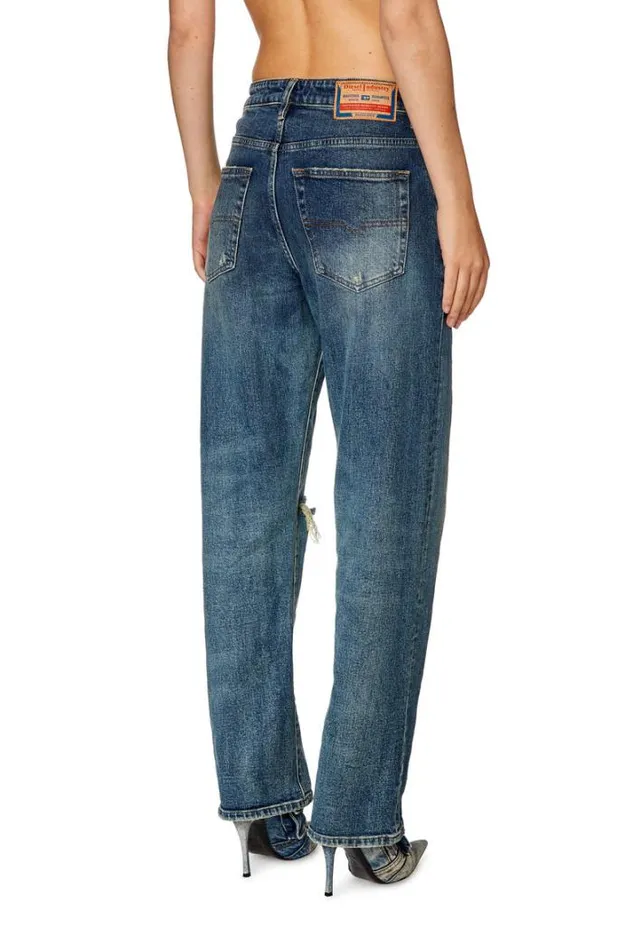 Women Straight Jeans 1999 DReggy 007m5 Medium Blue Diesel Straight Women Straight Jeans 1999 DReggy 007m5 Medium Blue Diesel Straight