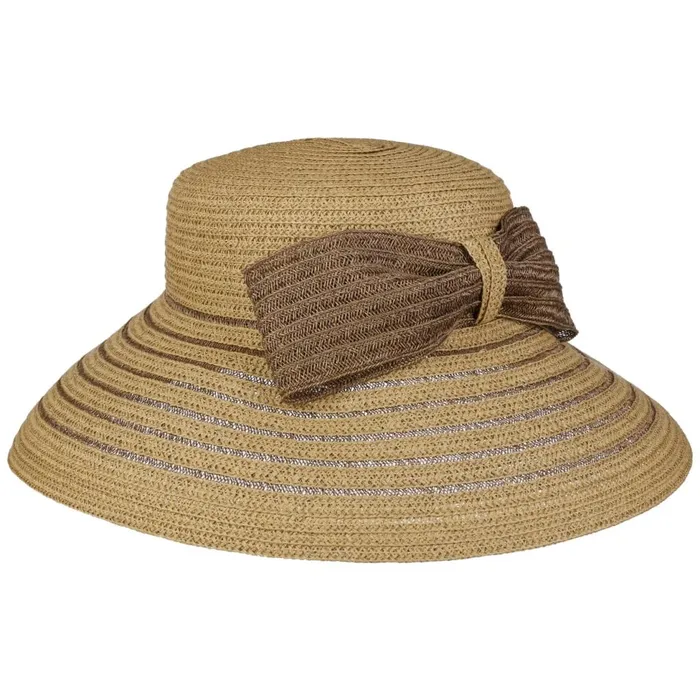 Women Straw Hats Mayser Audrey Big Brim Sun Hat Natural Brown