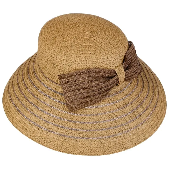 Women Straw Hats Mayser Audrey Big Brim Sun Hat Natural Brown