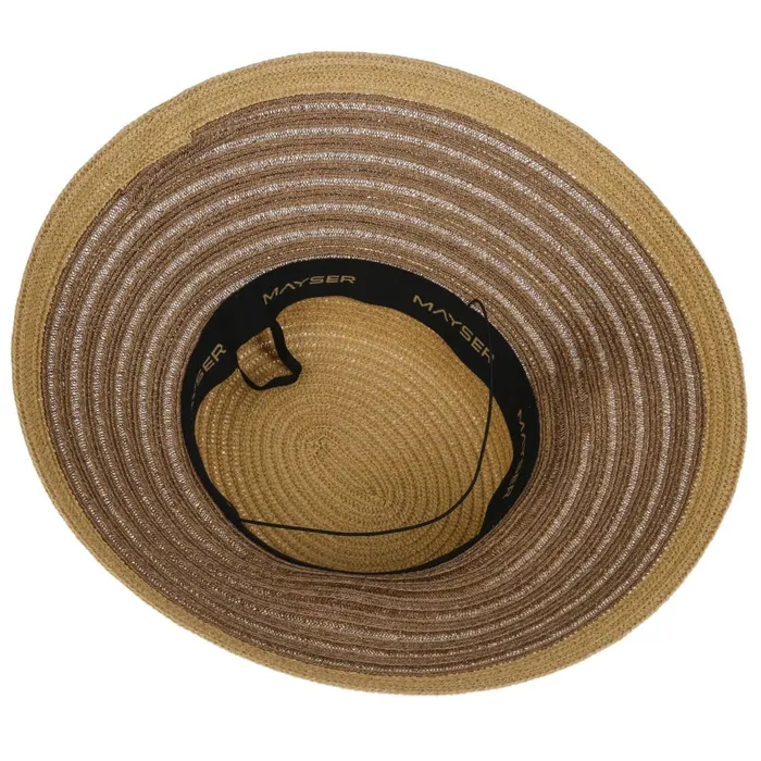 Women Straw Hats Mayser Audrey Big Brim Sun Hat Natural Brown