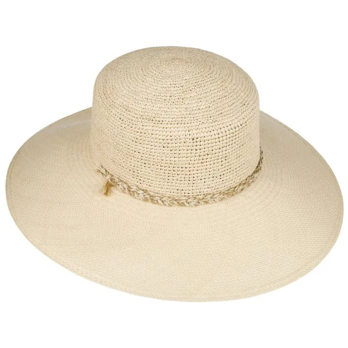 Women Straw Hats Mayser Diana Panama Hat Nature Women Straw Hats Mayser Diana Panama Hat Nature
