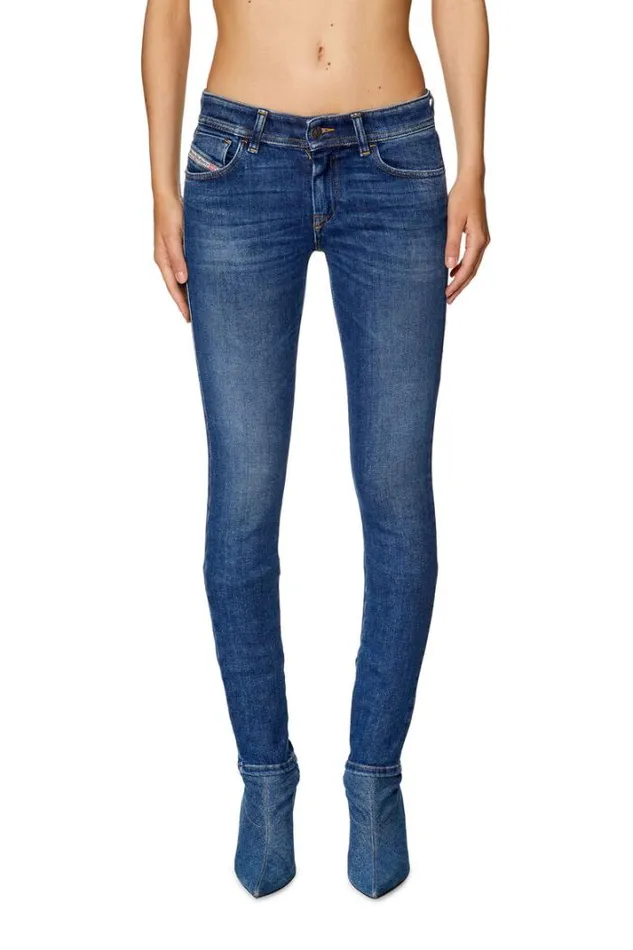 Women Super Skinny Jeans 2018 SlandyLow 09f86 Medium Blue Diesel Super Skinny Women Super Skinny Jeans 2018 SlandyLow 09f86 Medium Blue Diesel Super Skinny