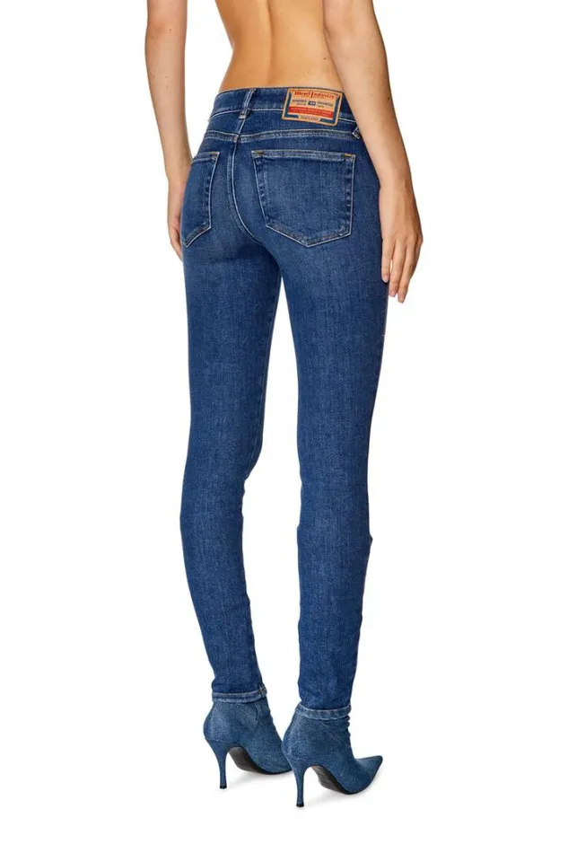 Women Super Skinny Jeans 2018 SlandyLow 09f86 Medium Blue Diesel Super Skinny Women Super Skinny Jeans 2018 SlandyLow 09f86 Medium Blue Diesel Super Skinny