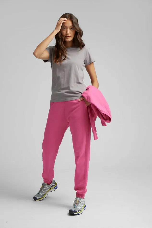 Women Sweatpants Colorful Standard Organic Sweatpants Bubblegum Pink