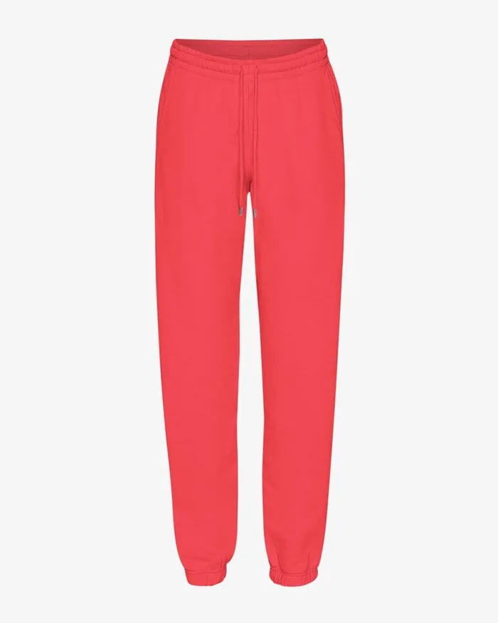 Women Sweatpants Colorful Standard Organic Sweatpants Red Tangerine