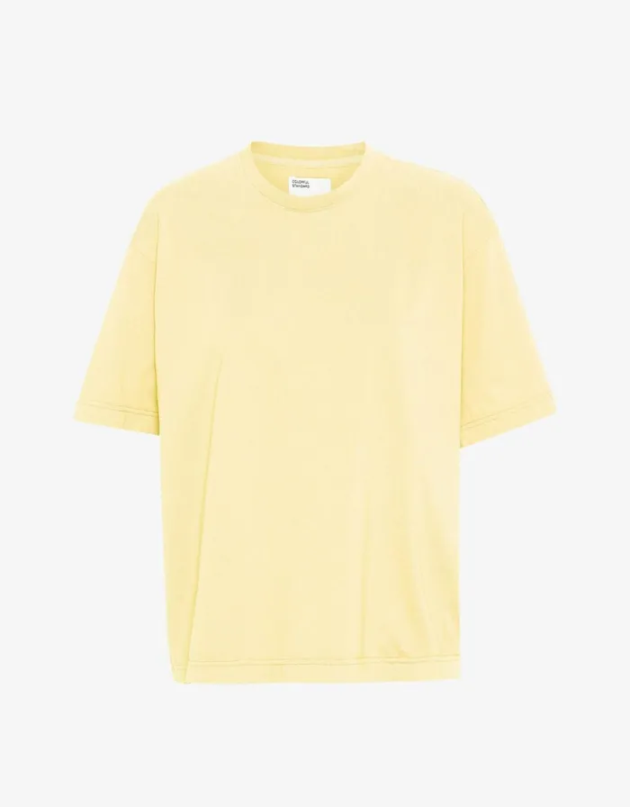Women TShirts Colorful Standard Oversized Organic TShirt Soft Yellow