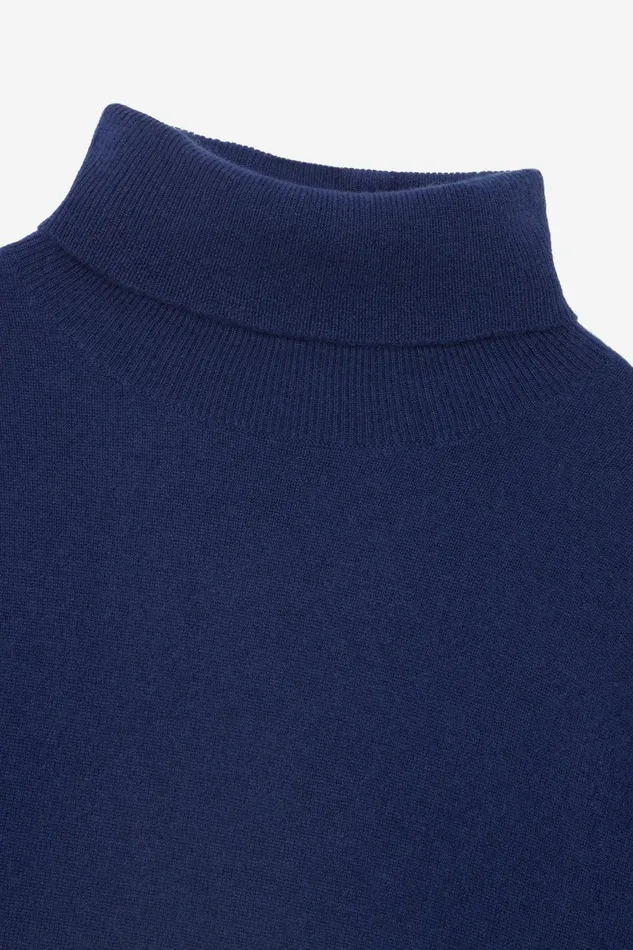 Women Tibet Cashmere Jumper Blue Ecoalf Knitwear