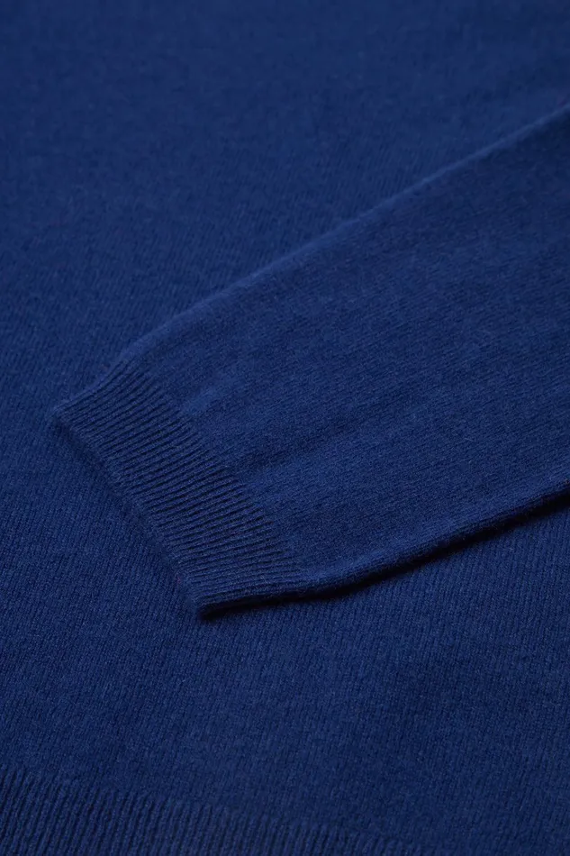 Women Tibet Cashmere Jumper Blue Ecoalf Knitwear