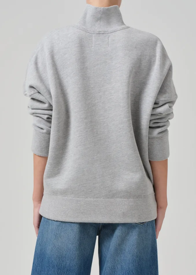 Women Tops Citizens Of Humanity Cara Turtleneck In Heather Grey