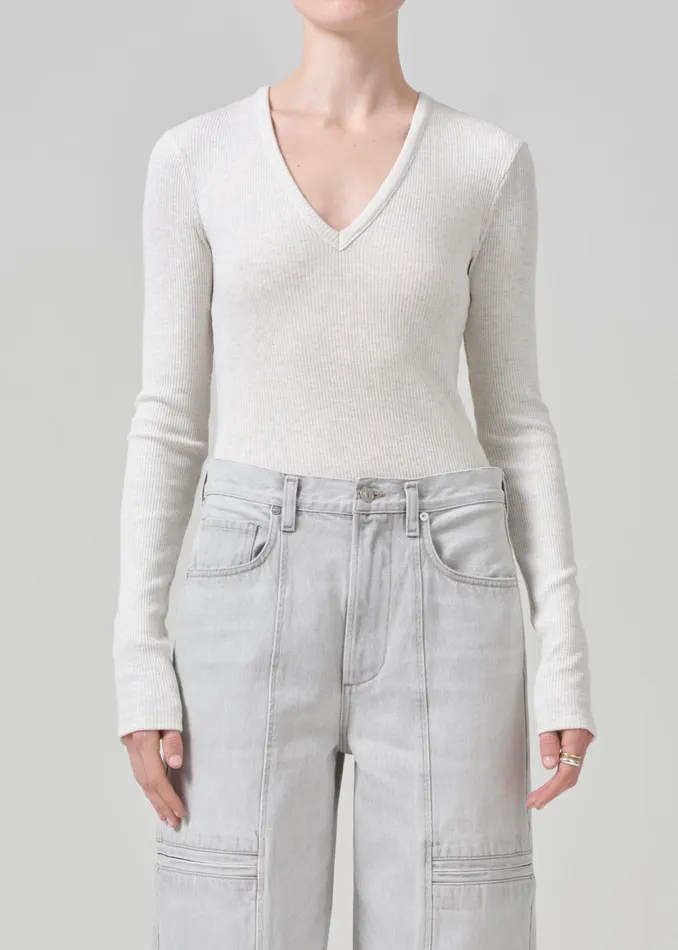 Women Tops Citizens Of Humanity Emma VNeck In Pashmina