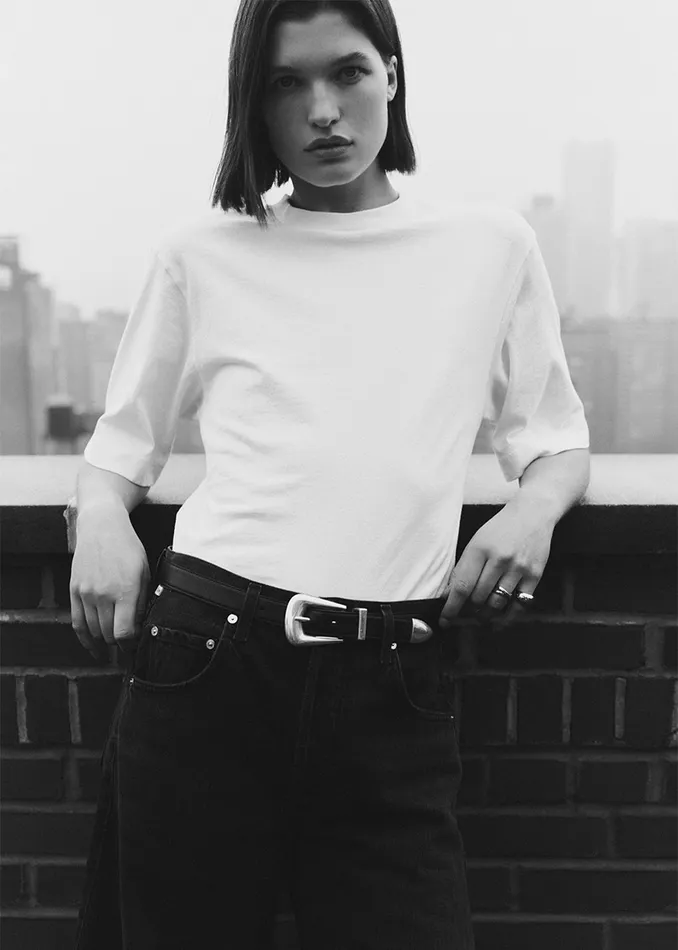 Women Tops Citizens Of Humanity Goldie Tee In Pashmina